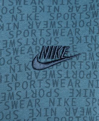 Men's Club Fleece Pull-Over Monogram Hoodie