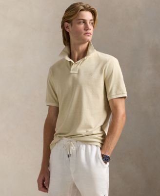 Polo Ralph Lauren - Men's Classic-Fit Mineral-Dyed Mesh Polo Shirt