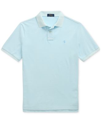 Men's Classic-Fit Mineral-Dyed Mesh Polo Shirt