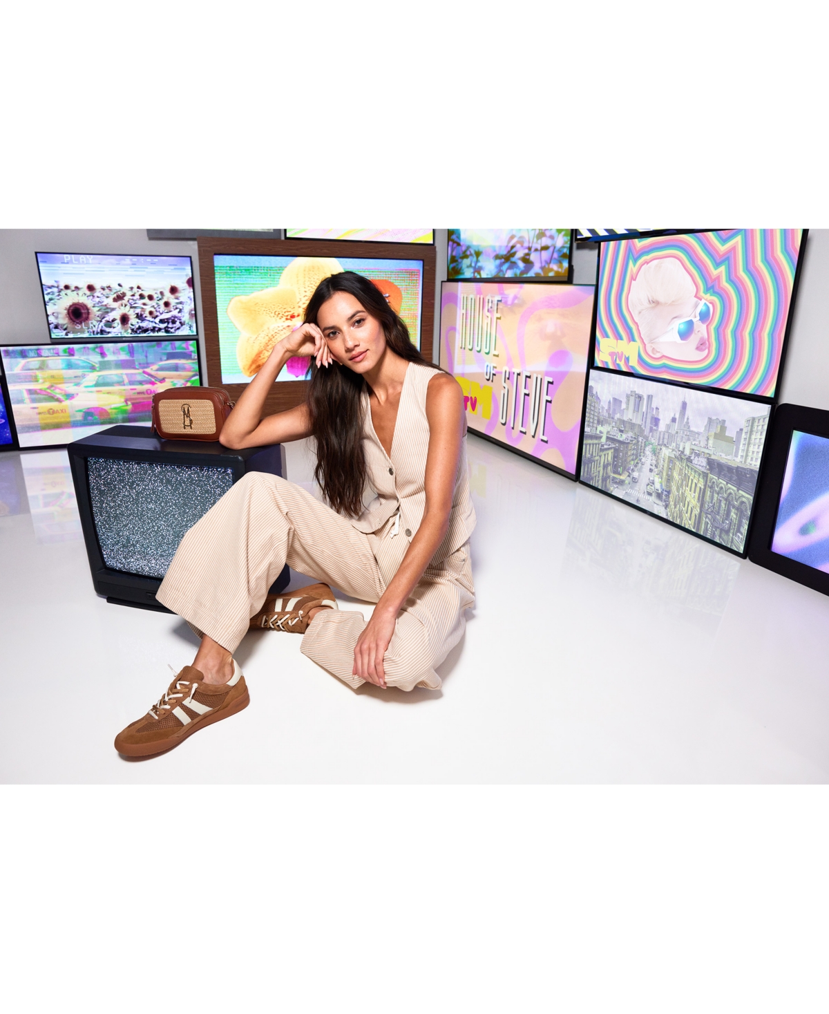 Steve Madden Women's Selene Striped Vest