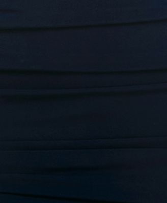 Juniors' Draped-Neck Bodycon Dress