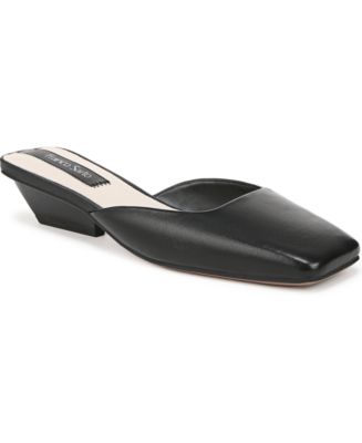 Franco Sarto Women's Nicola Square Toe Sculpted Heel Mules - Macy's