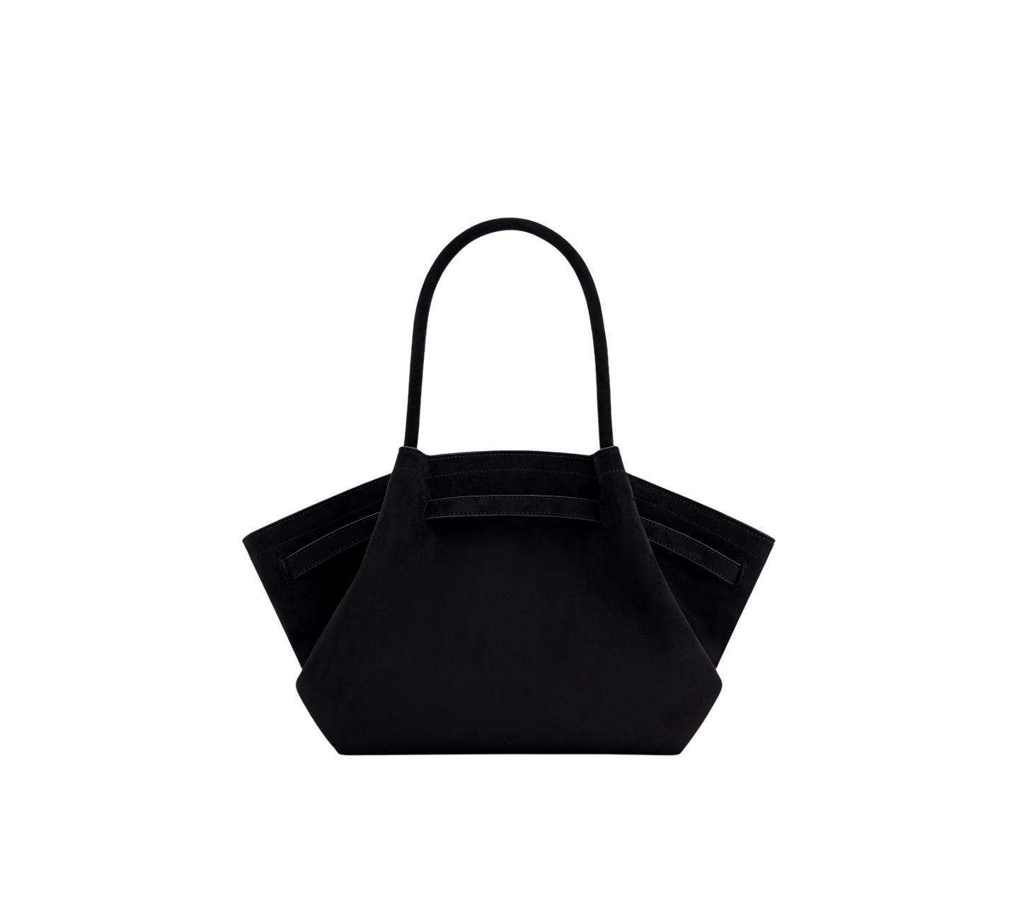 Женская сумка JW PEI Hana Medium Faux Suede, цвет: Чёрный — фото 2