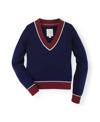 Women's Long Sleeve Fine Gauge V-Neck Sweater