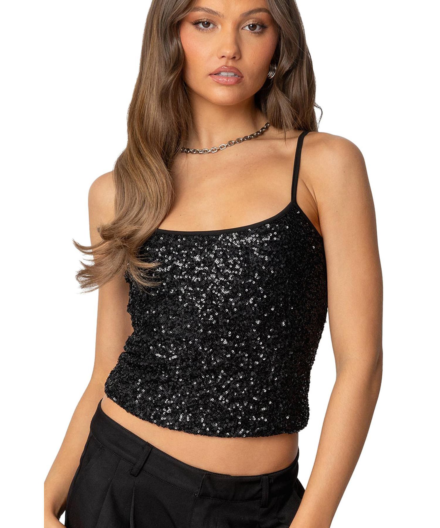 Women's Celene Sequin Tank Top