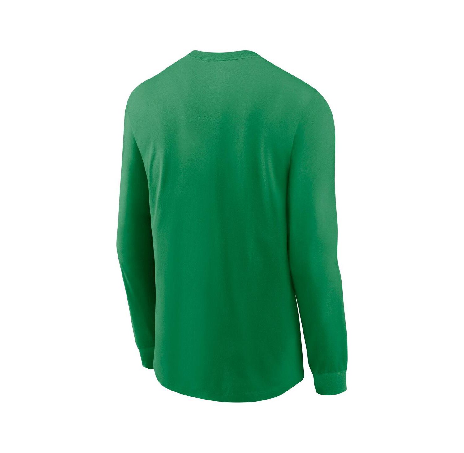 Men's Apple Green Oregon Ducks Basketball Icon Two-Hit Long Sleeve T-Shirt