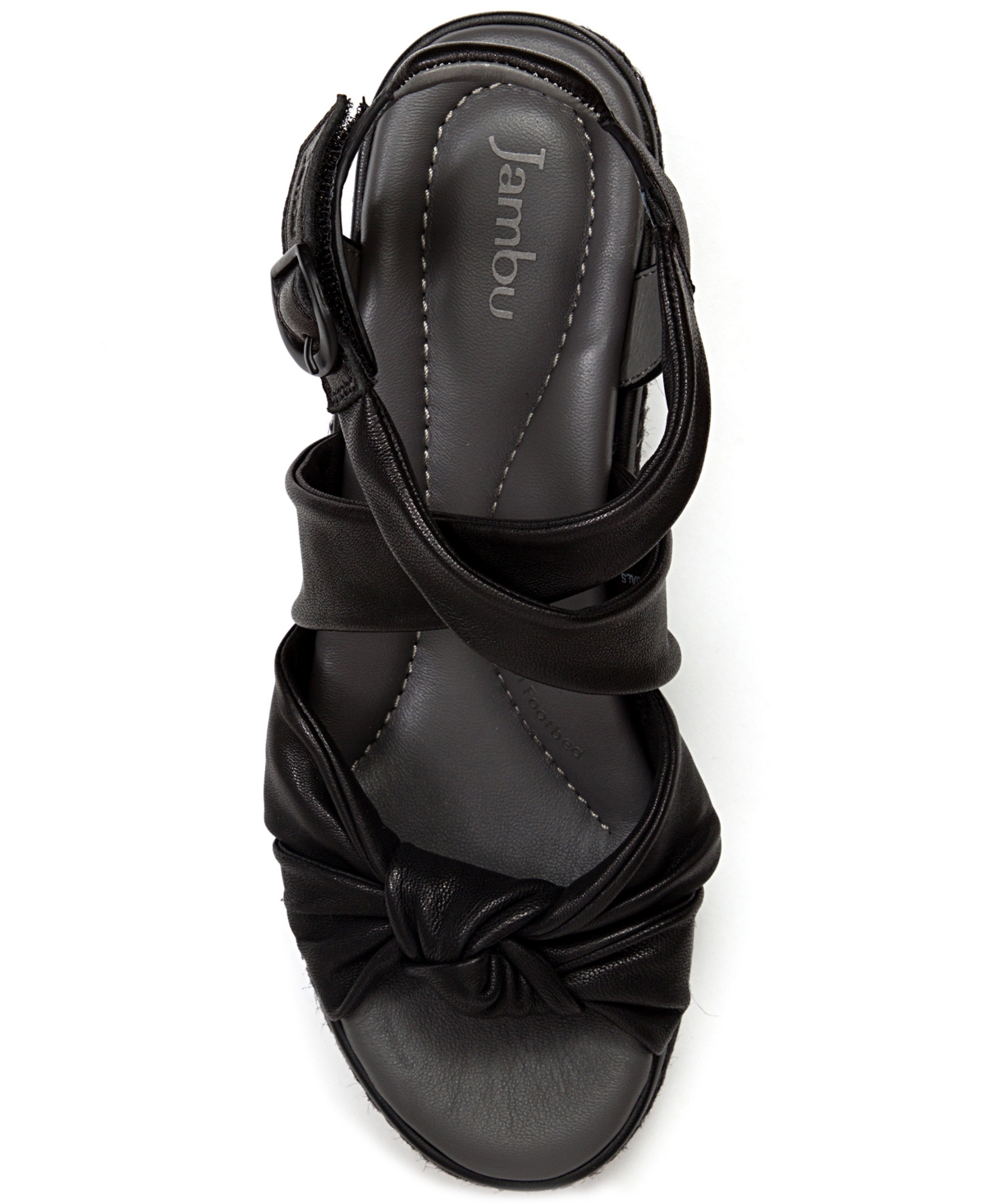 Jambu Women's Diana Slip On Wedge Sandals In Black