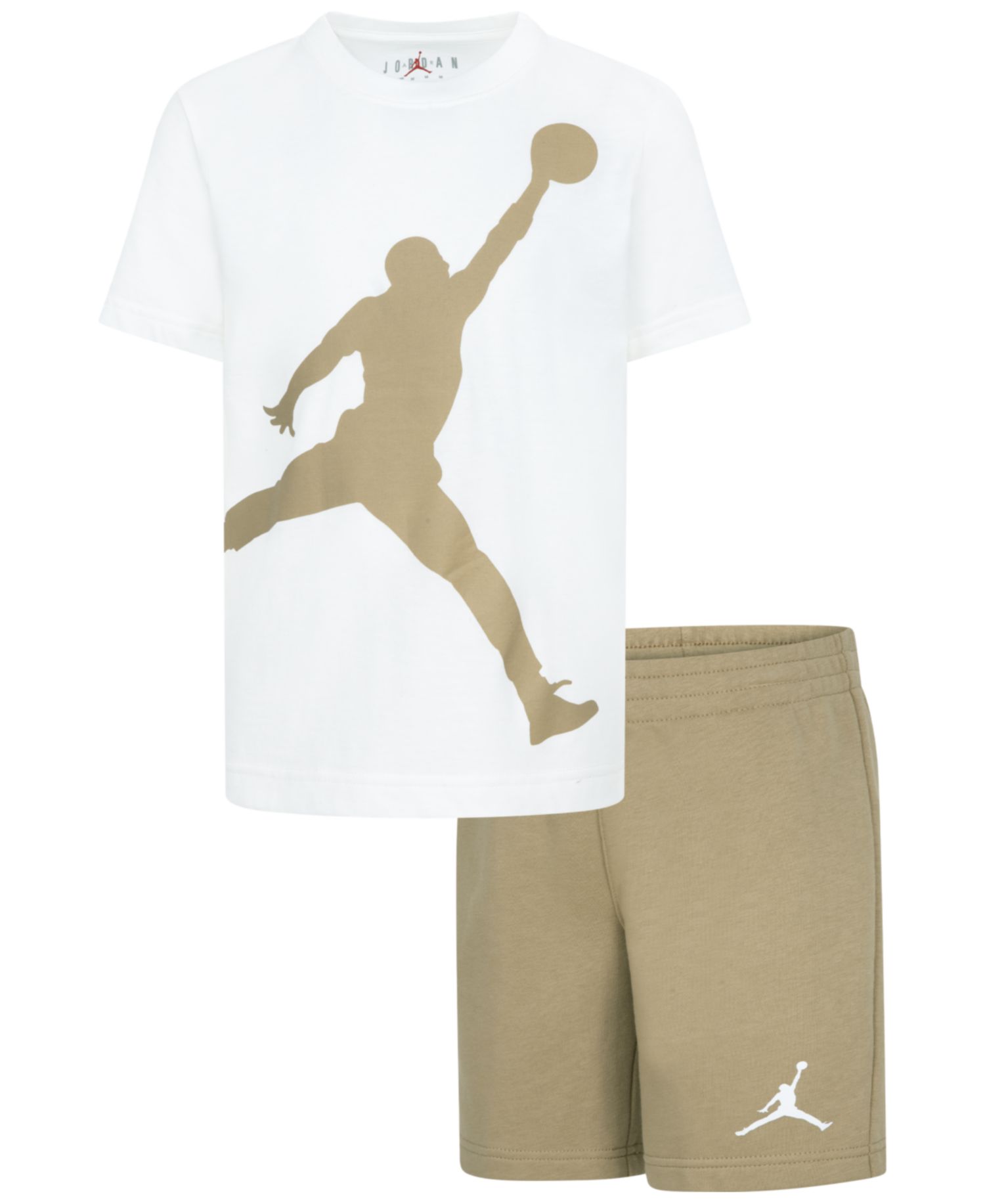 Boys' 2T-7 Jumbo Jumpman T-Shirt and Shorts, 2-Piece Set