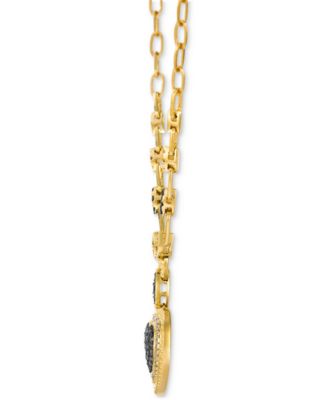 Godiva x Diamond Heart Pendant Necklace (3/4 ct. t.w.) in 14k Yellow Gold, 17" + 2" extender