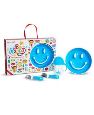 Toddler 4 piece Be Happy Dining Set, Blue