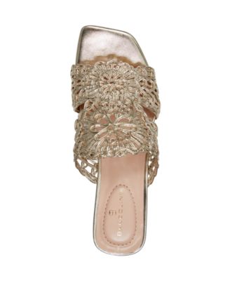 Women's Melvana Woven Kitten Heel Sandals