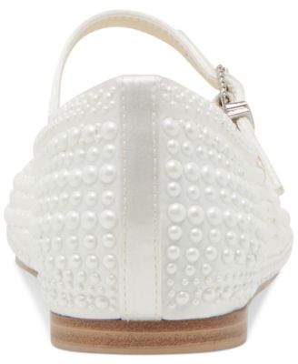 Women's Reyes Pearl Square-Toe Mary Jane Flats
