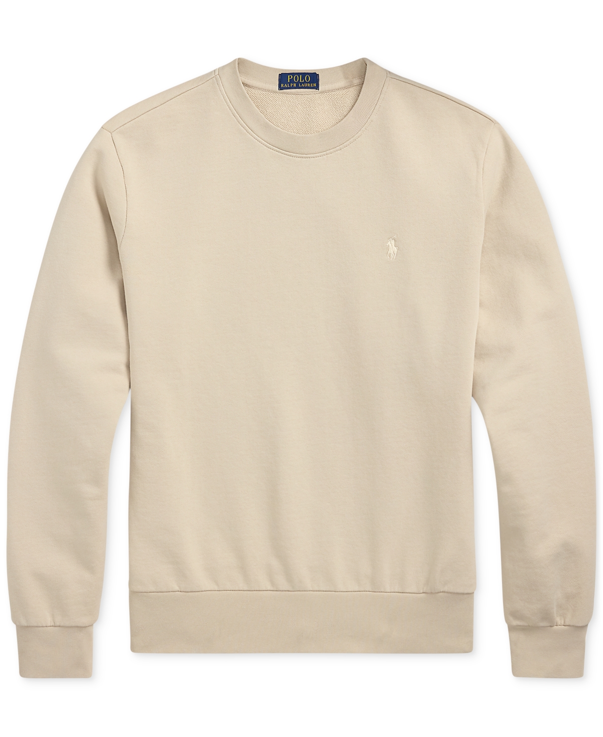 Polo Ralph Lauren Loopback Fleece Sweatshirt In Stoneware Gray