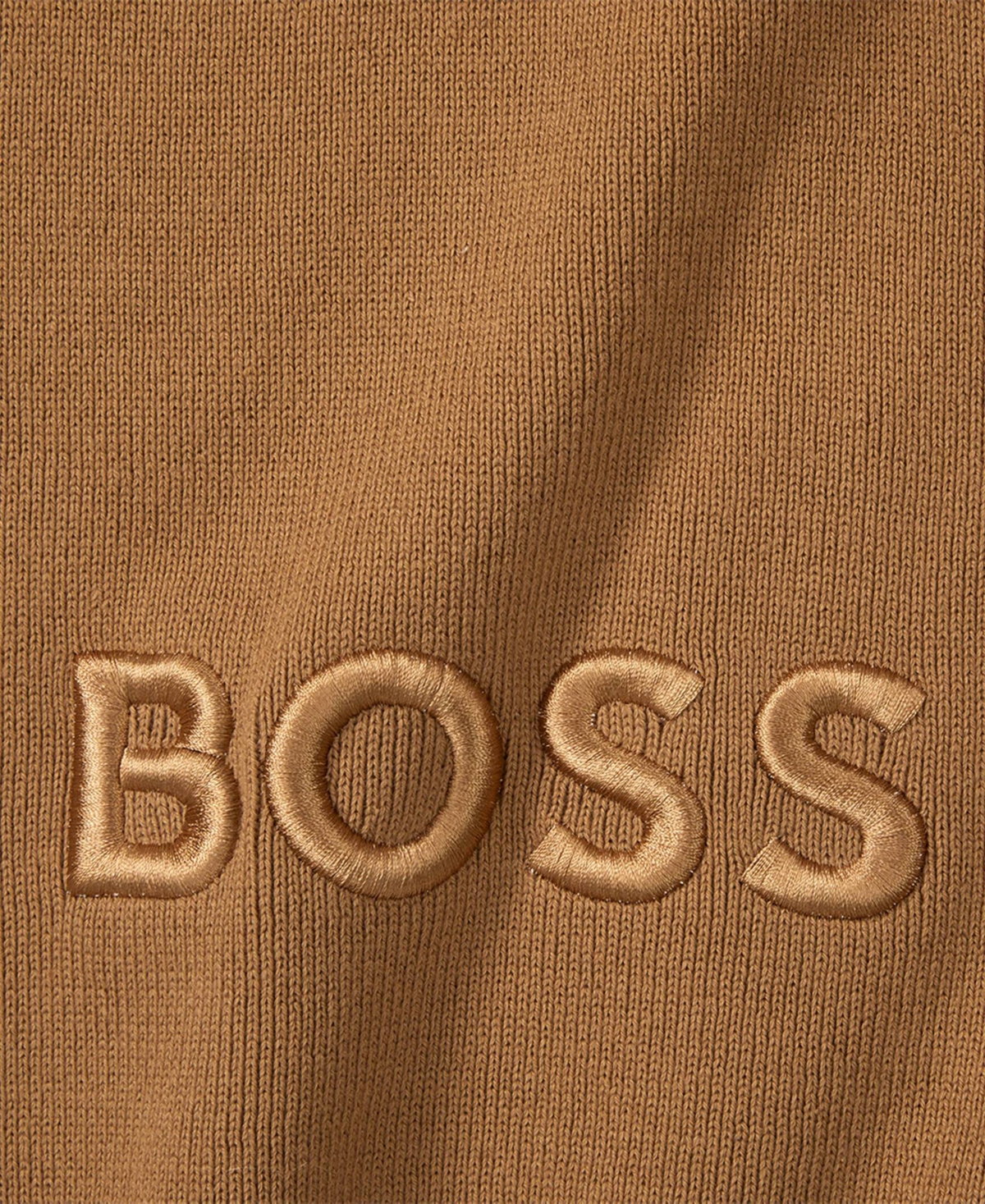 Boss Home By Hugo Boss Bold Logo Throw, 51" X 67" In Camel