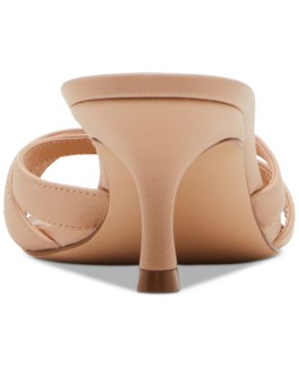 Women's Cary Strappy Kitten-Heel Mule Sandals