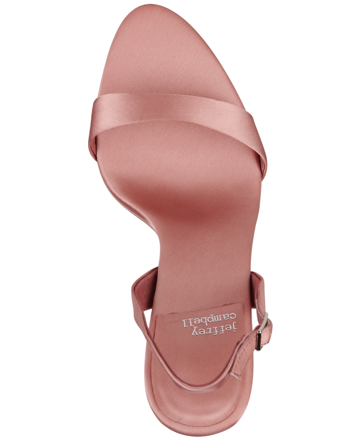 Jeffrey Campbell Go-getter Sandal In Rose Pink Satin