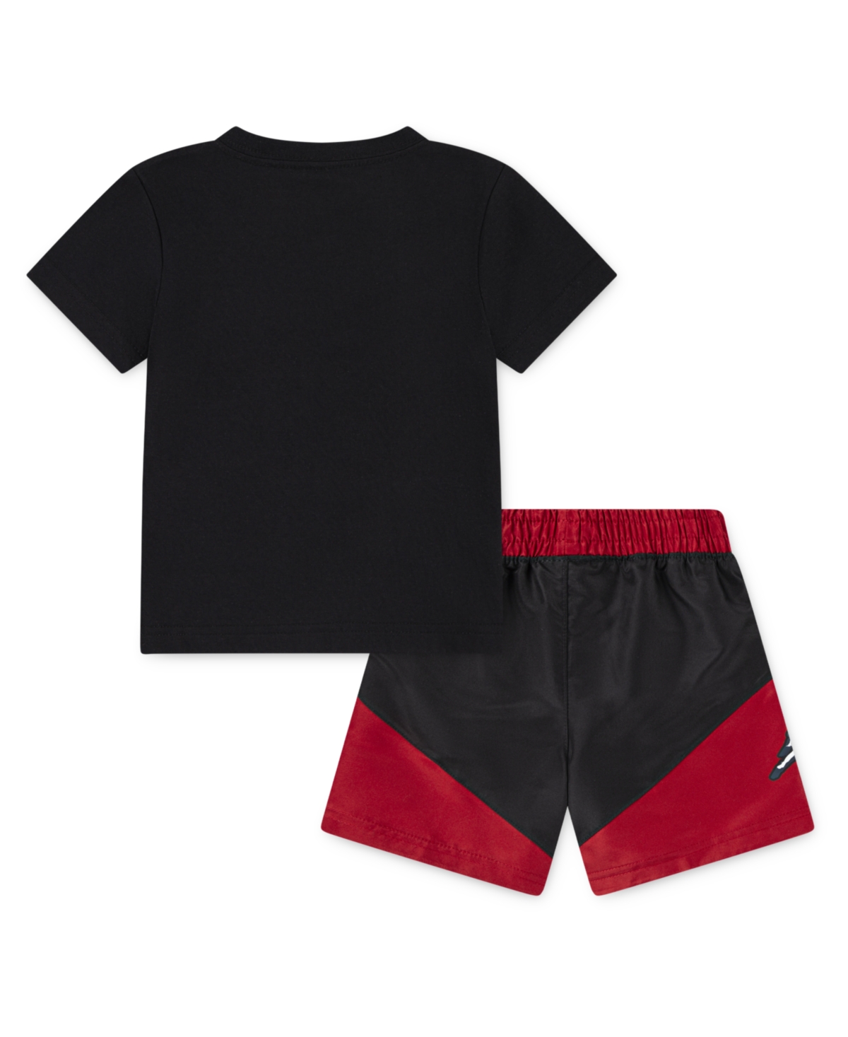Jordan Toddler Boys 2-piece Stacked Play Shorts And T-shirt Set In Black