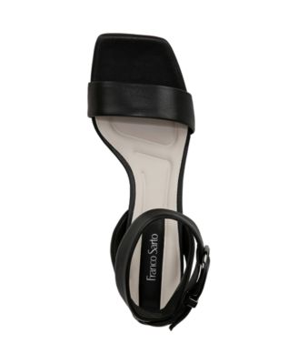 Savini Square Toe Ankle Strap Dress Sandals