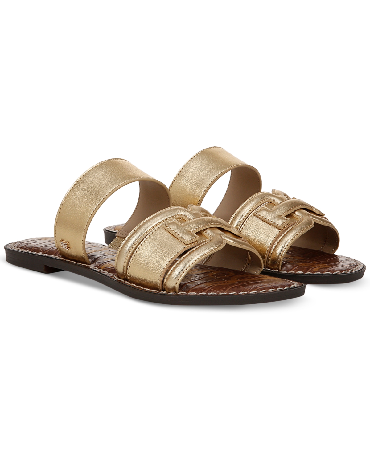 SAM EDELMAN WOMEN'S GABI SLIDE FLAT SANDALS 