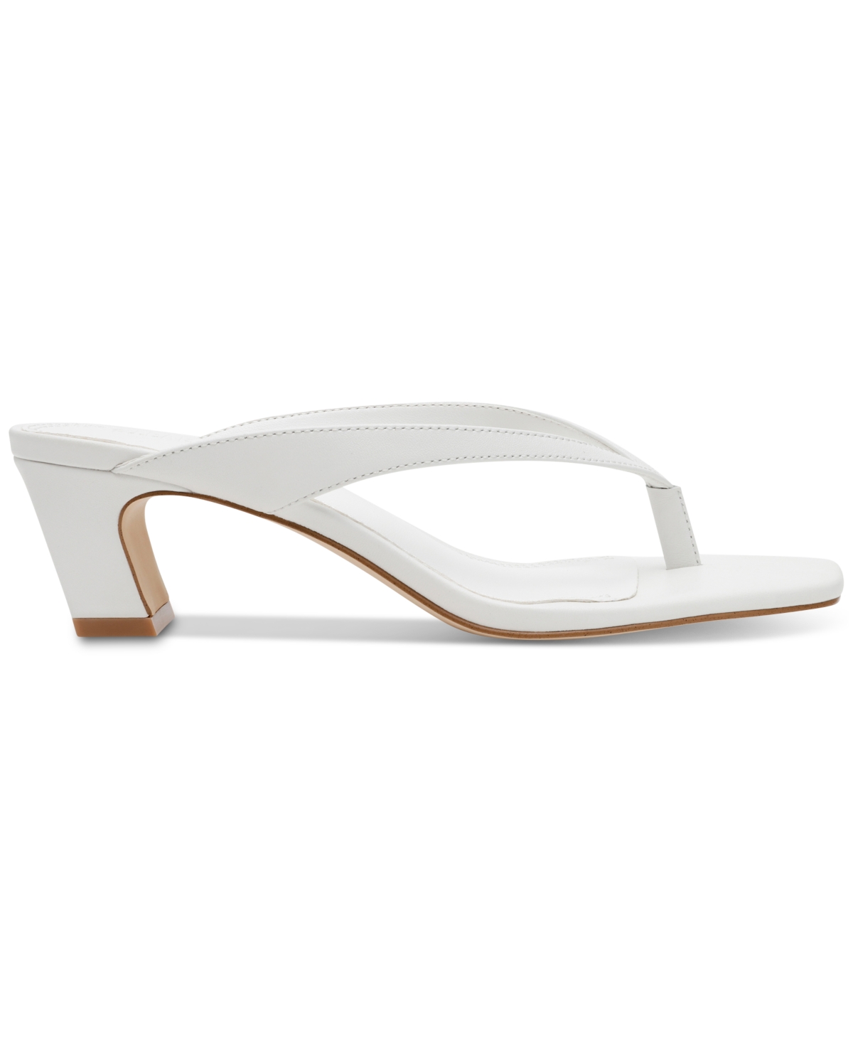 Steve Madden Women's Ninna Blade Heel Thong Sandals In White