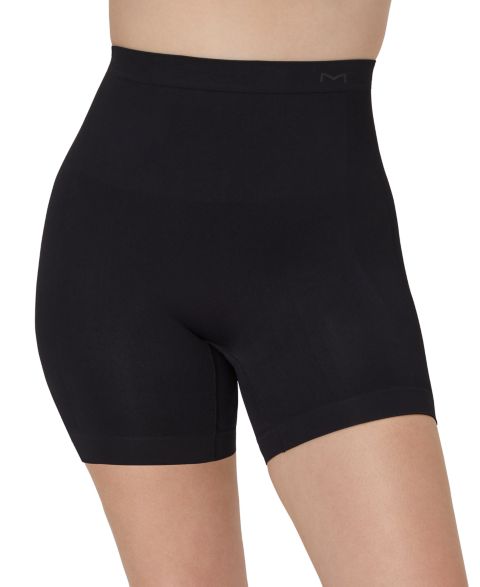 Maidenform Women's Everyday Seamless Shapewear Mid-Waist Thigh Slimmer DMS831, цвет: Чёрный