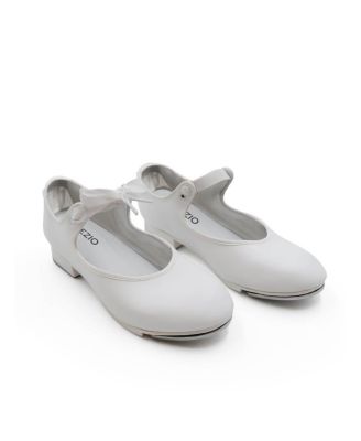 Girls Shuffle Tap Shoe Black Patent