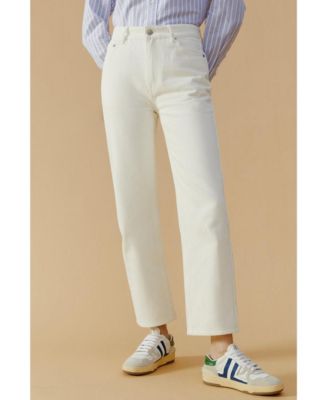 Women's Manhattan High Rise Straight Ankle Jeans