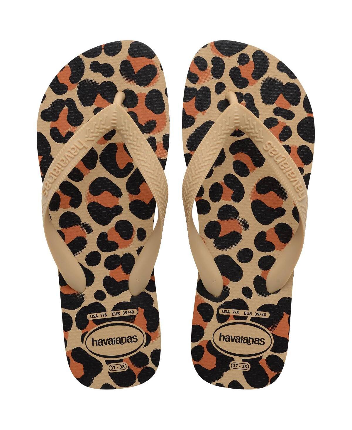 HAVAIANAS WOMEN'S TOP ANIMALS ROUND TOE SANDALS 