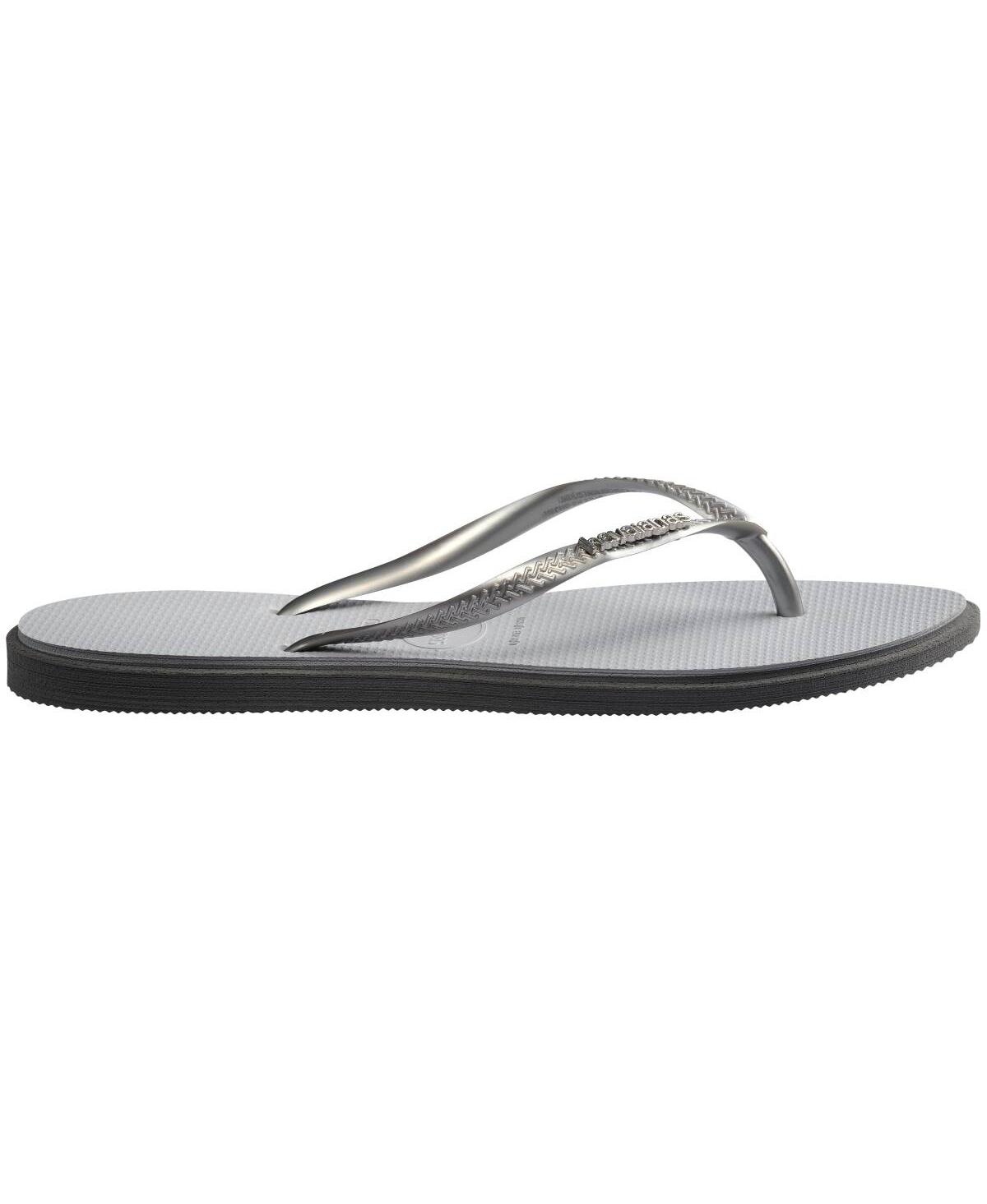Havaianas Women's Slim Point Round Toe Sandals In Gray