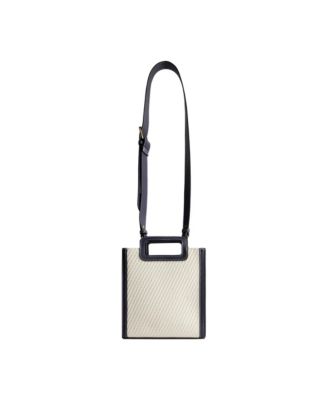 Modern Woven North-South Tote