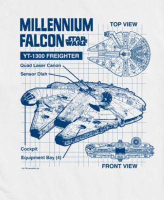 Men's Star Wars Millennium Falcon Short Sleeve T-Shirt