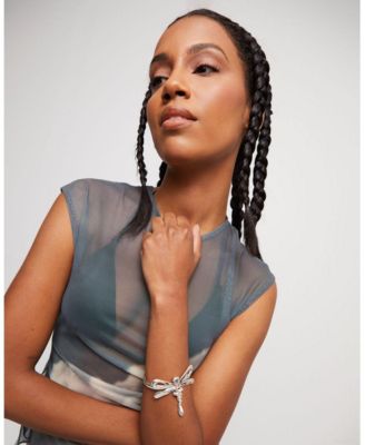 Sterling Silver Plated Dragonfly Bracelet