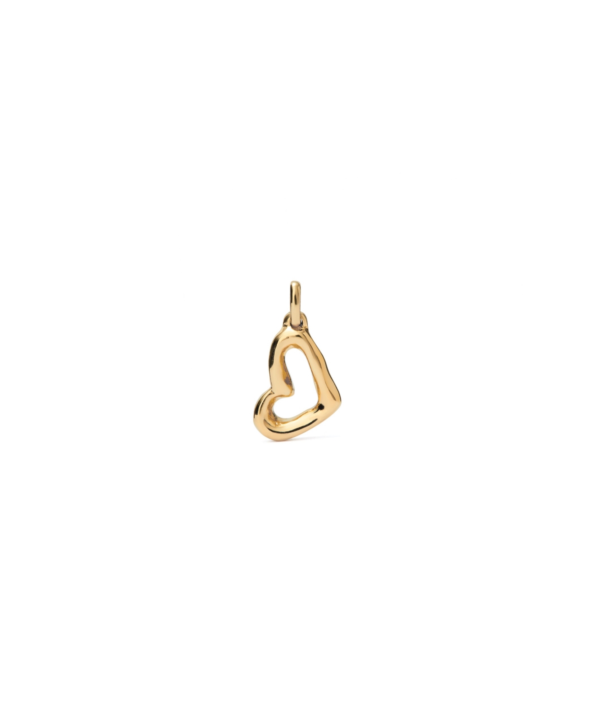 UNOde50 18K Gold Plated Big Heart Shaped Charm - Gold