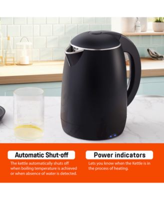 1.8-Qt. Cool-Touch Electric Kettle with Stainless Steel Interior