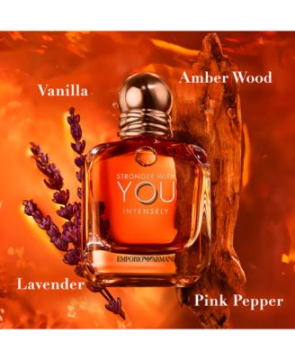 Emporio Armani Men's Stronger With You Intensely Eau de Parfum Spray, 3.4 oz.