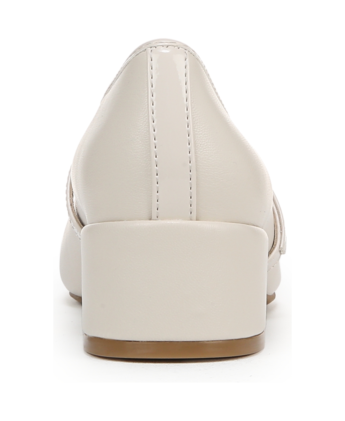 Shop Lifestride Women's Brooke Mary Jane Block Heel Pumps In Bone Faux Leather