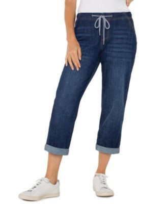 Women's Rascal Drawstring Rolled Cuff Jeans