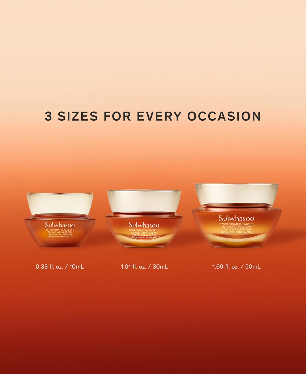 SULWHASOO CONCENTRATED GINSENG REJUVENATING CREAM, 1.7 OZ. 