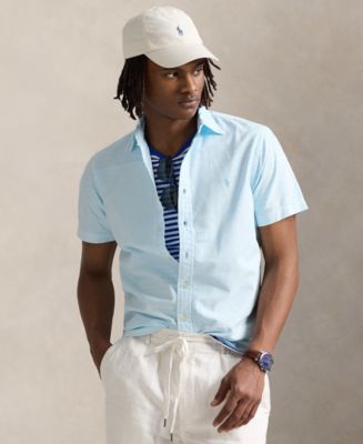 シャツ RALPH LAUREN Classic Fit Mineral-Dyed Oxford Shirt Polo Ralph Lauren Classic Fit Mineral-Dyed Oxford Long