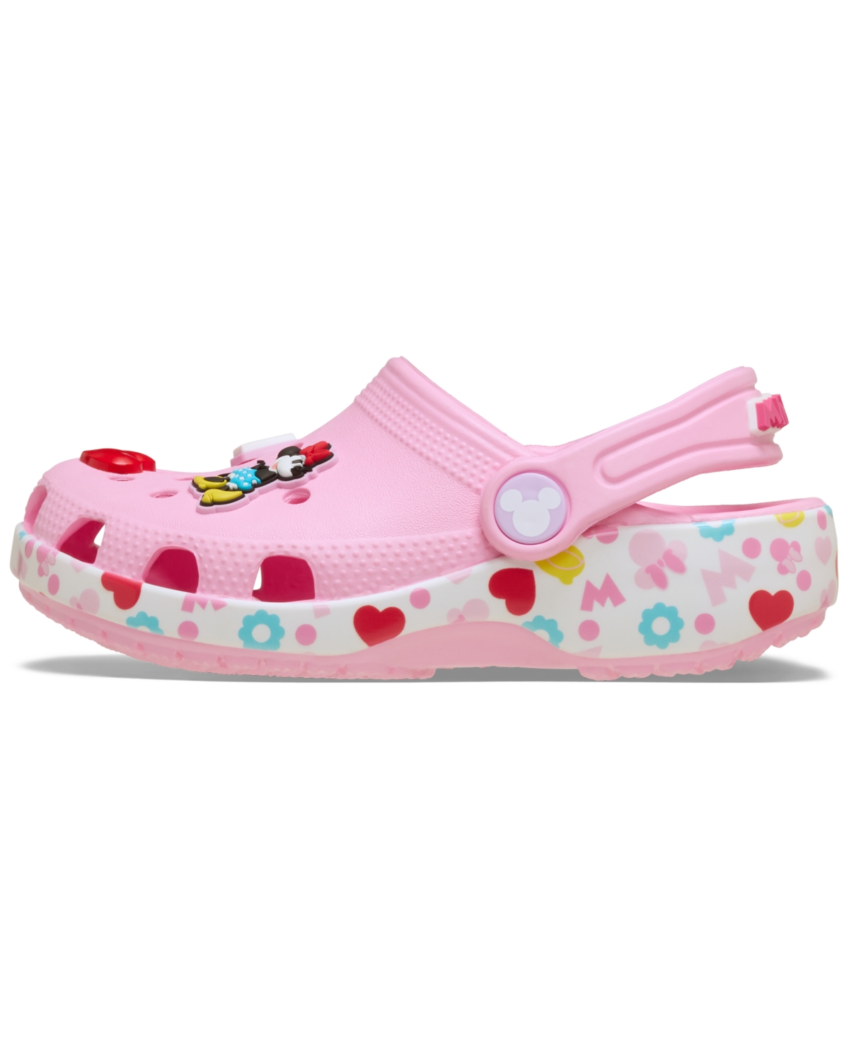 Crocs X Disney Toddler Girls Minnie And Friends Classic Clogs From Finish Line In Pink