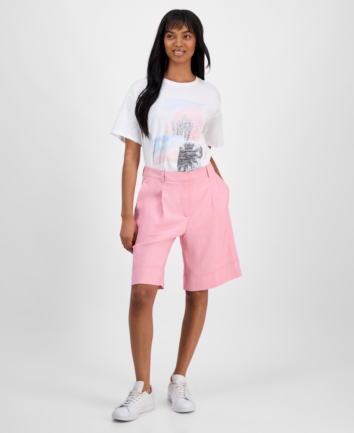 Women's Shorts - Flamingo Pink