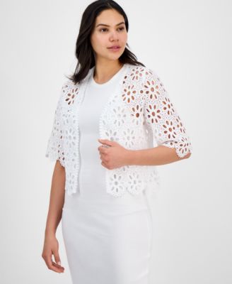 Women's Lace Detail Shrug Jacket