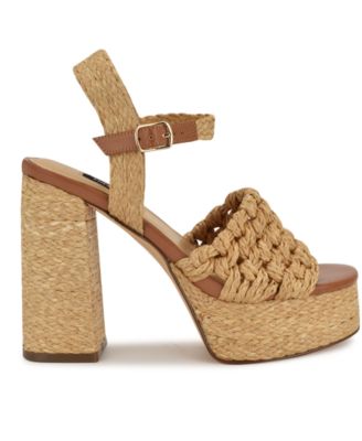 Women's Vadyn Woven Platform Block Heel Sandals