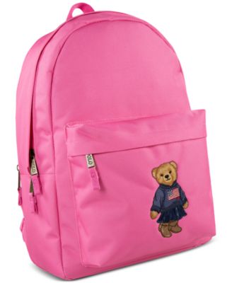 Boys' and Girls' Polo Bear Canvas Backpack