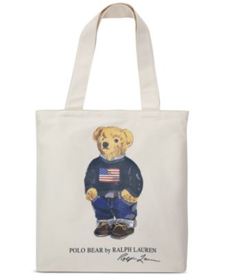 Kids Polo Bear Canvas Tote Bag 