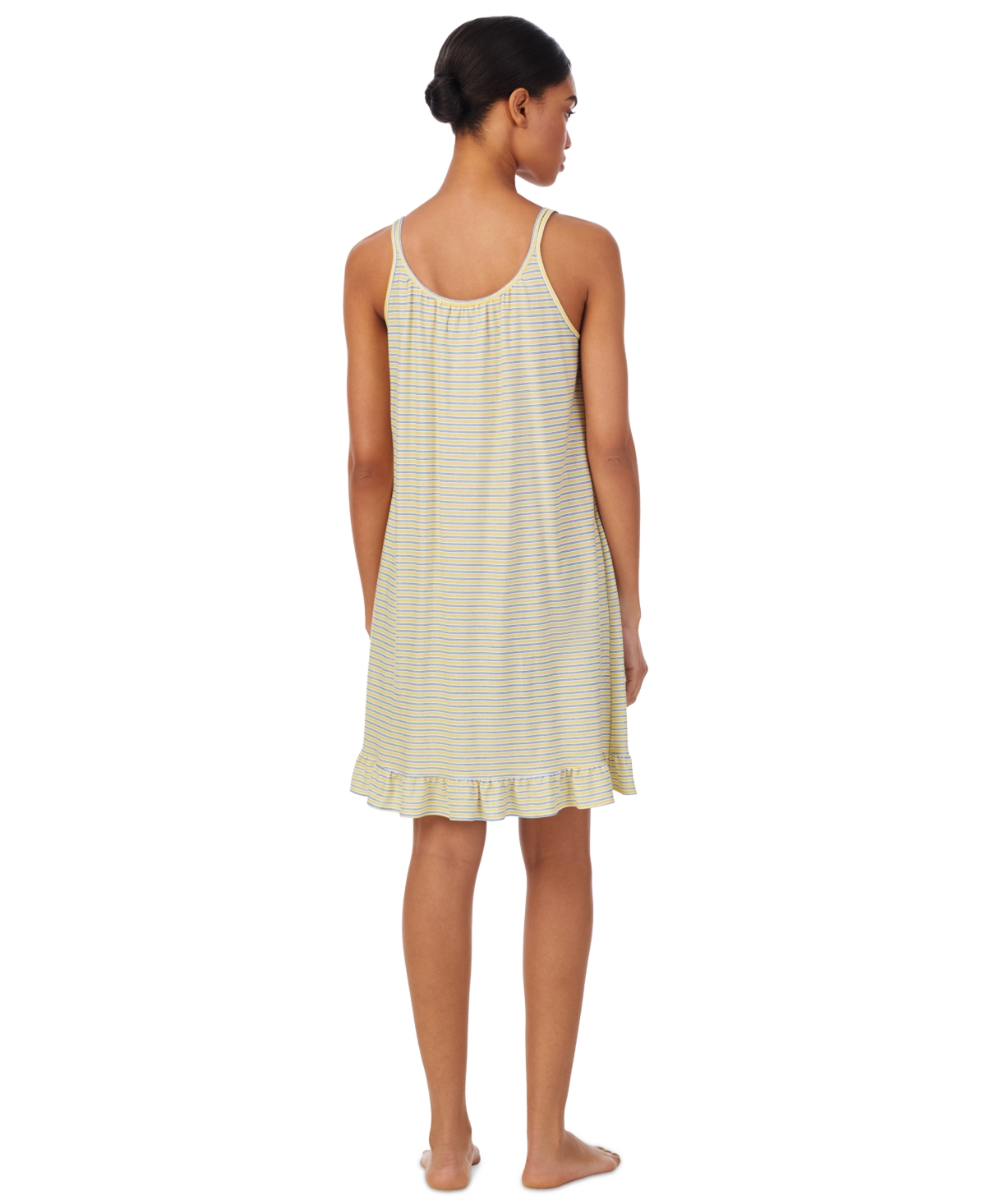 Ralph Lauren Women's Printed Double-strap Nightgown In Yellow Print