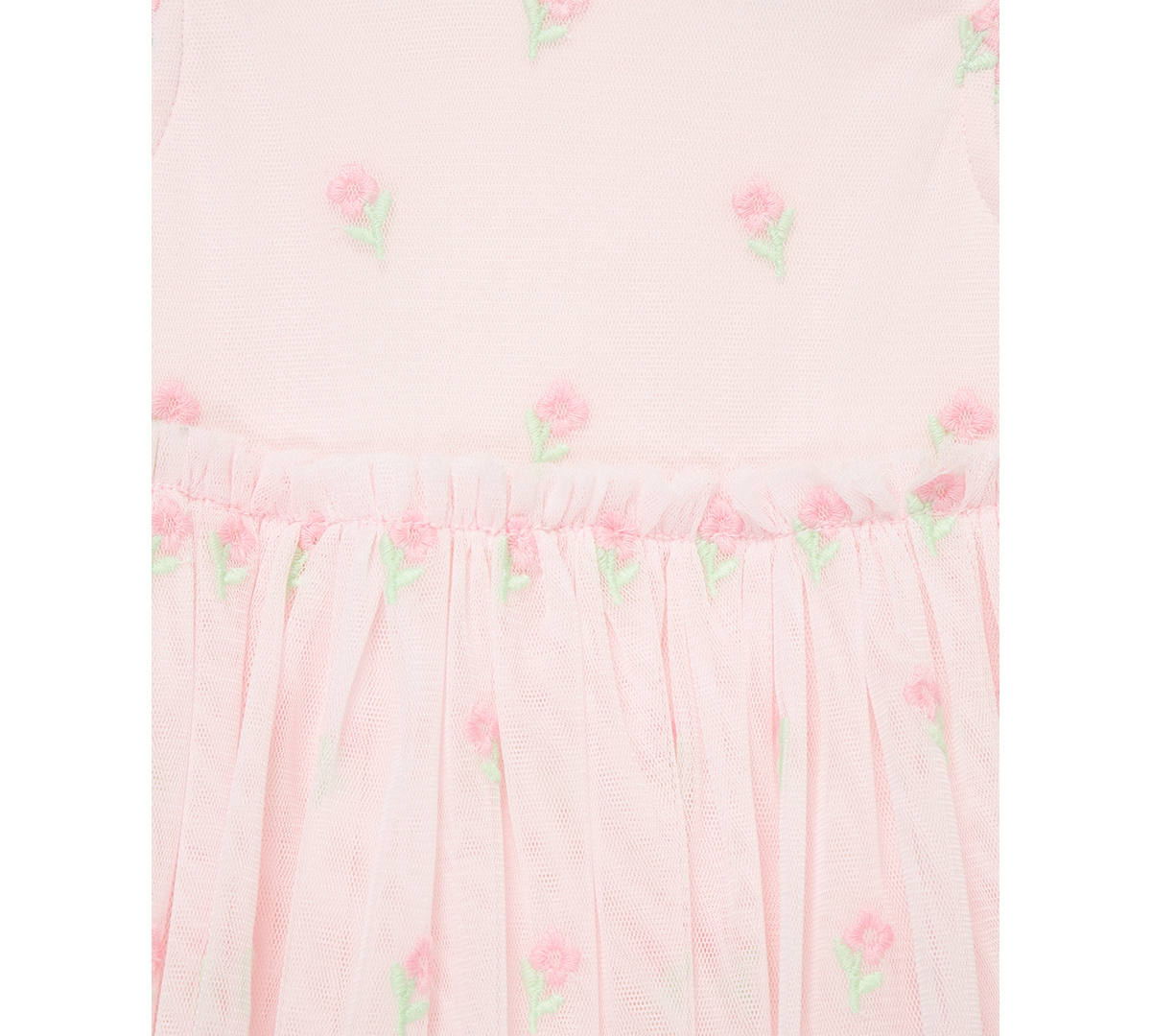 Shop Little Me Baby Girls 2-pc. Flowers Popover Bodysuit & Headband Set In Light Pink