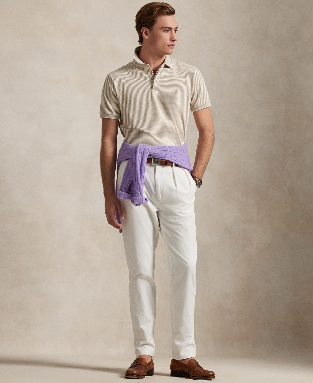 Polo Ralph Lauren Men's Classic-Fit Stretch Oxford Mesh