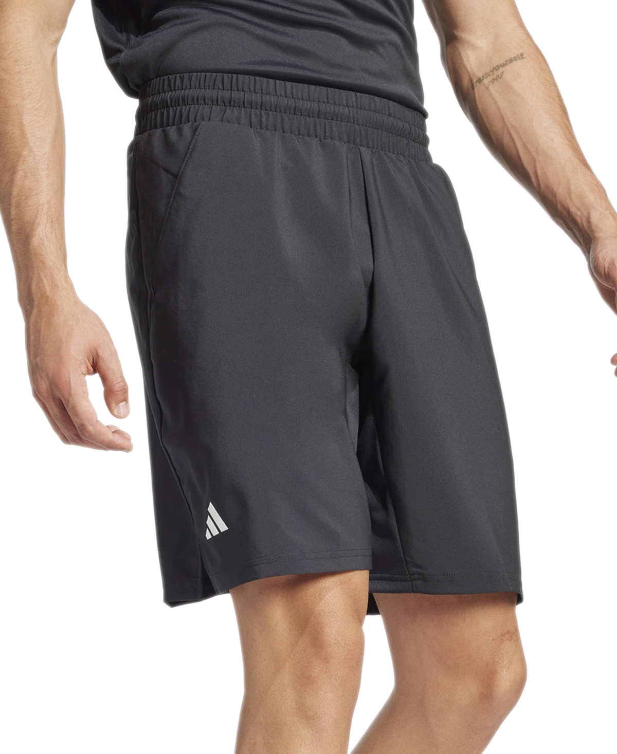 Adidas Originals Men's Club Tennis Climacool Three-stripes 7" Shorts In Black