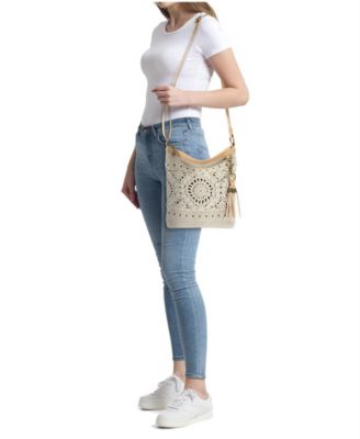 Women's Lucia Crochet Medium Crossbody Bag